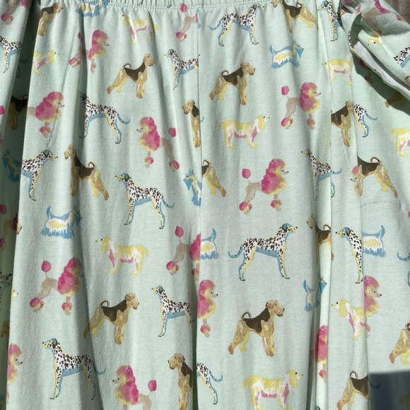 BedHead Mint Dog Print Pajamas Size XL - Picture 6 of 12